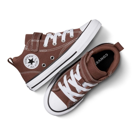 Converse Chuck Taylor All Star Malden Street 1V Mid Boy 2.5 Brown Sneakers Shoes - Picture 11 of 11